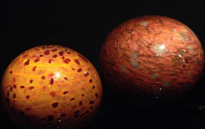 Chihuly Glass Spheres