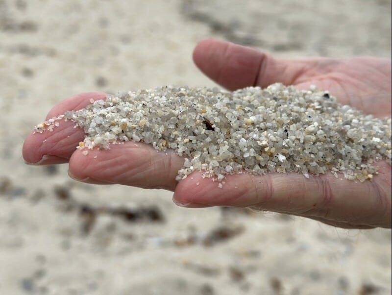 Handful of sand