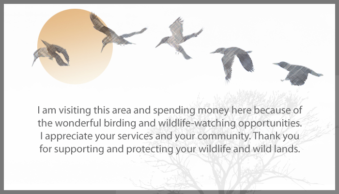 Wildlife Watchers Contribution Card Wildlife Watchers Contribution Card