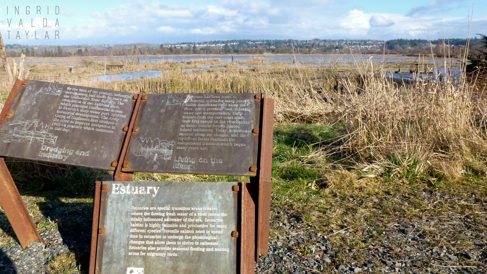 Spencer Island Estuary Signs Spencer Island Estuary Signs