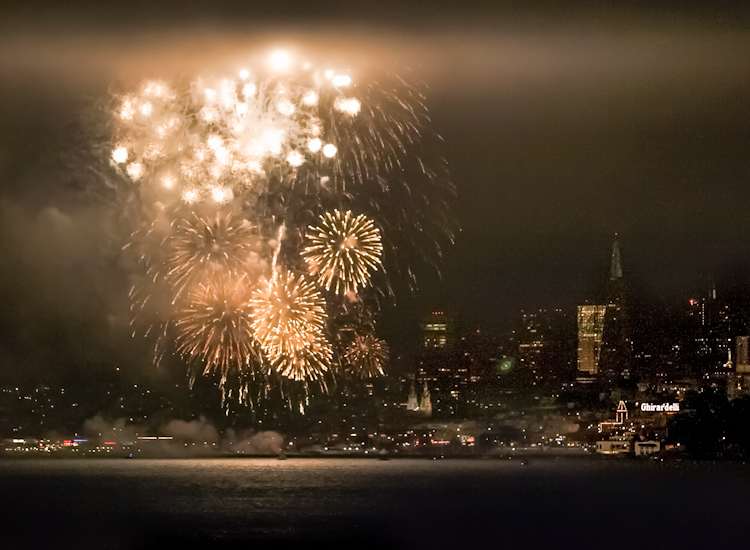 Fireworks Over San Francisco