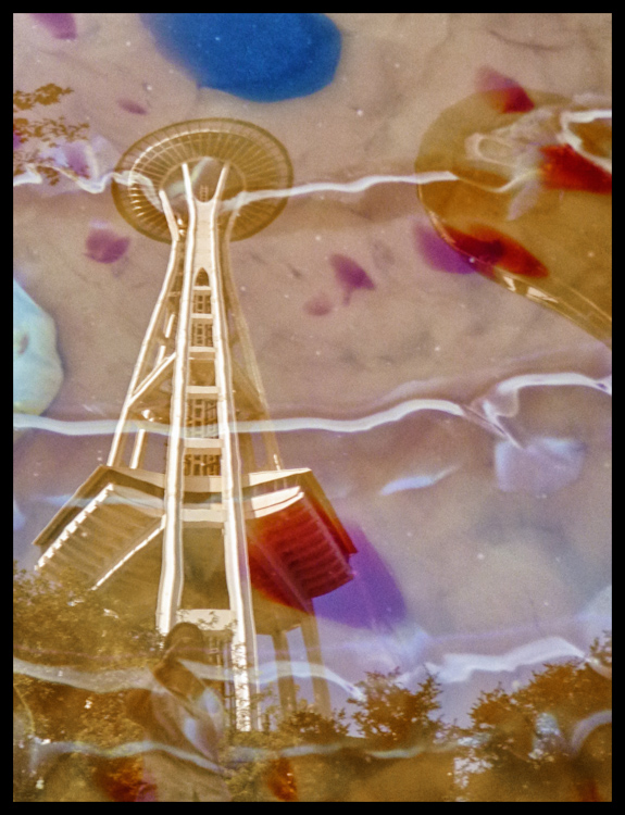 Space Needle Reflected in Chihuly Globe