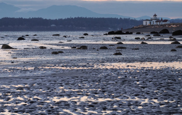 Discovery Park Lighthouse at Low Tide