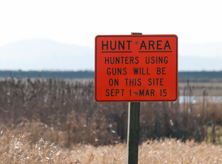 Hunting Area Sign