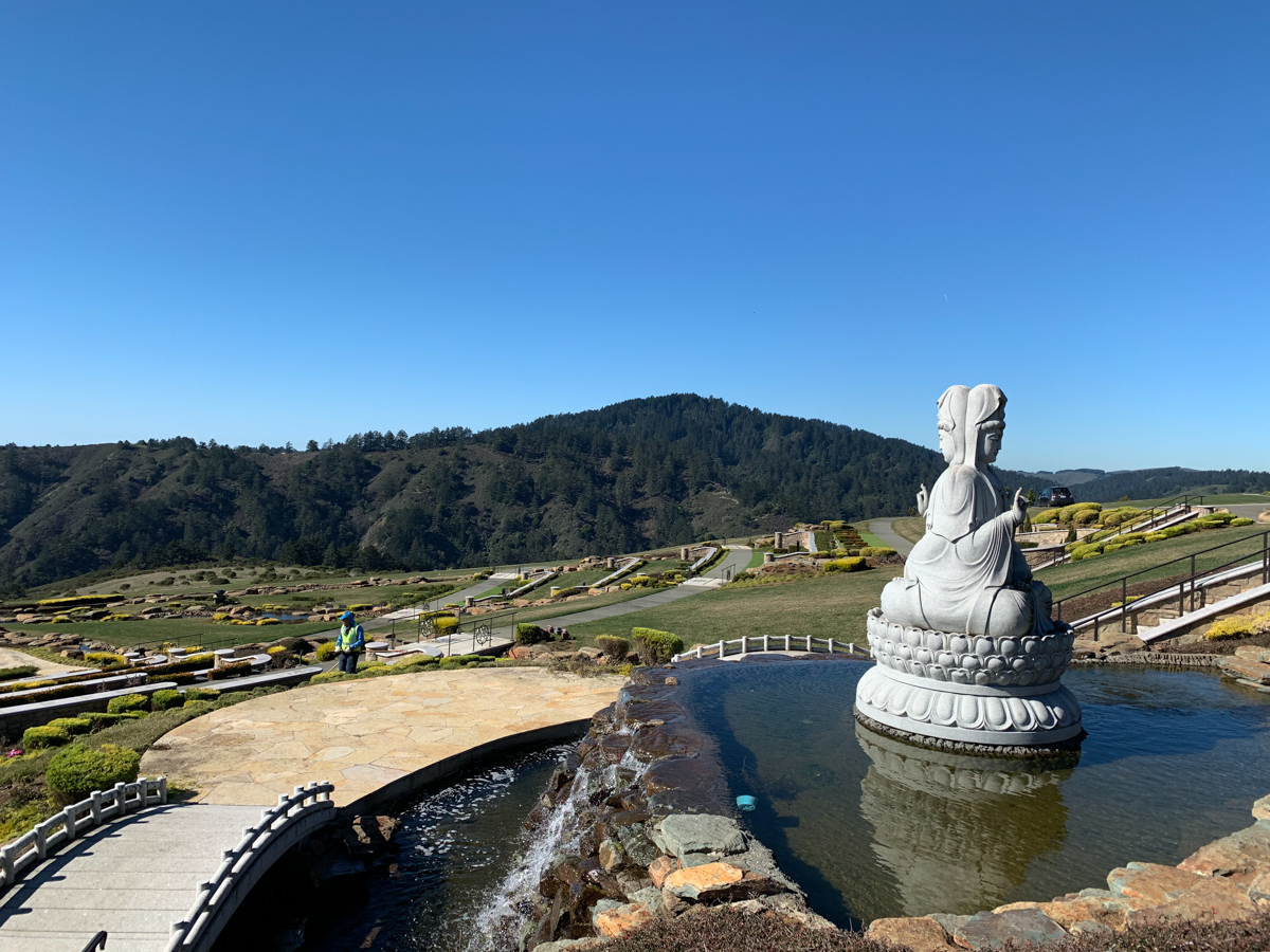 Skylawn Memorial Park Buddha and Lotus Garden