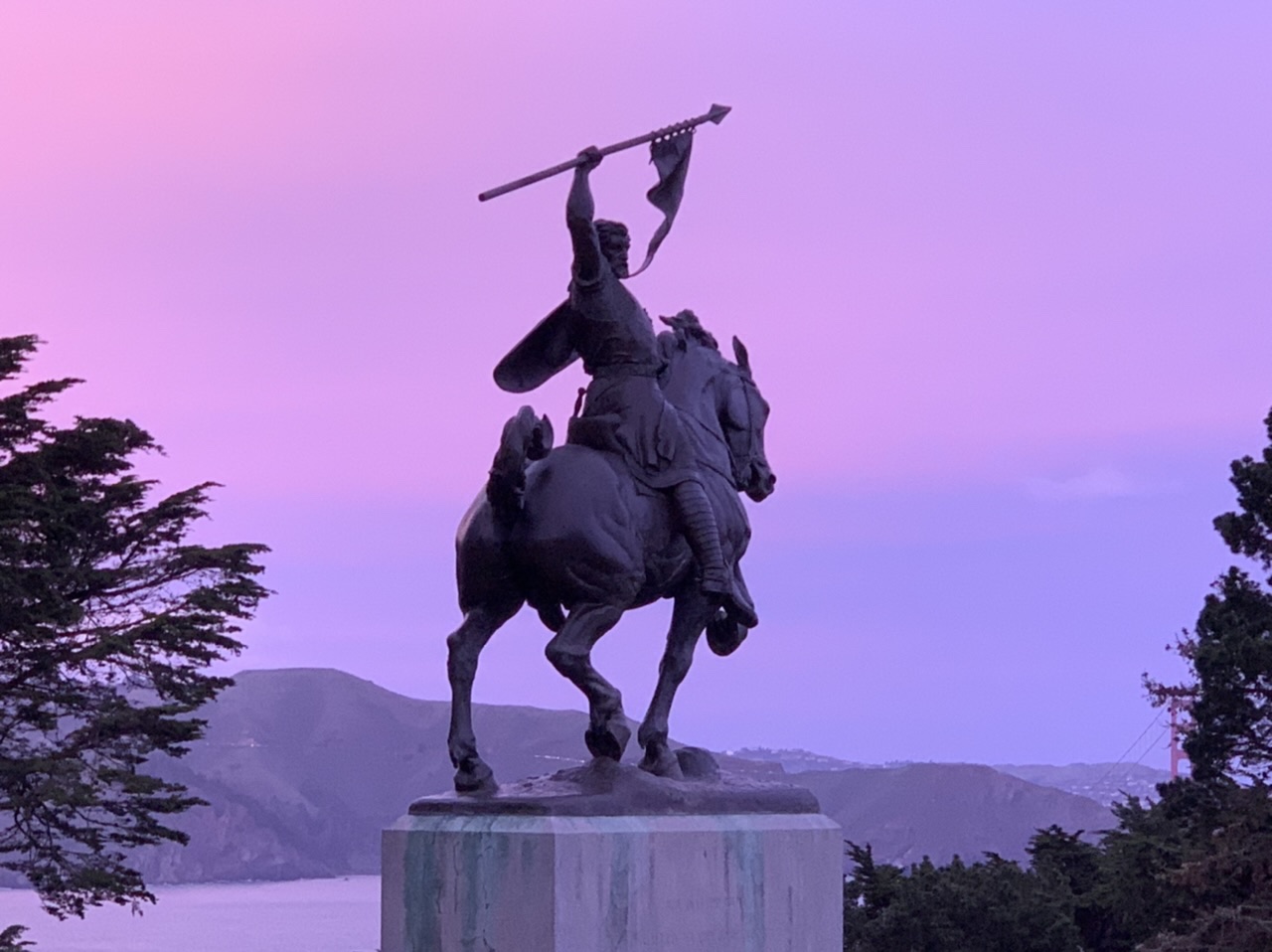 El Cid Statue at Legion of Honor San Francisco