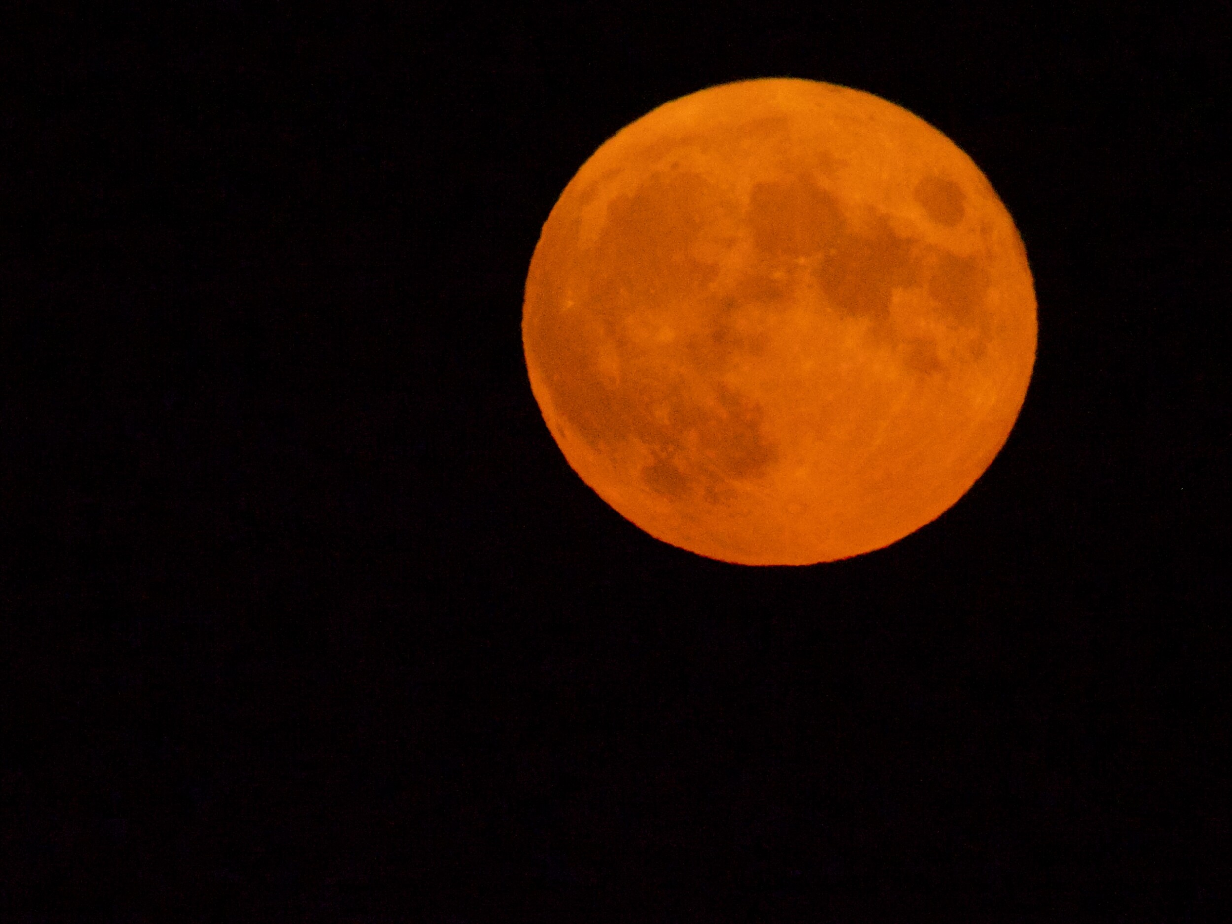 Full Moon Orange Hunter's Moon
