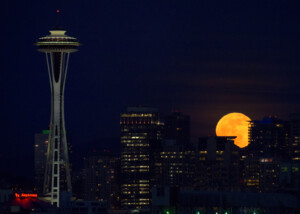 Full Moon Over Seattle