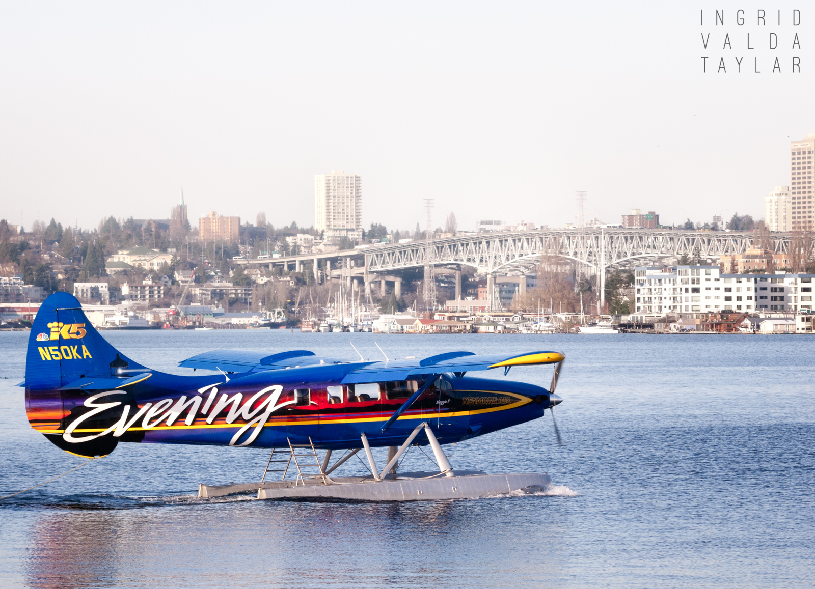 King Five Seaplane on Lake Union