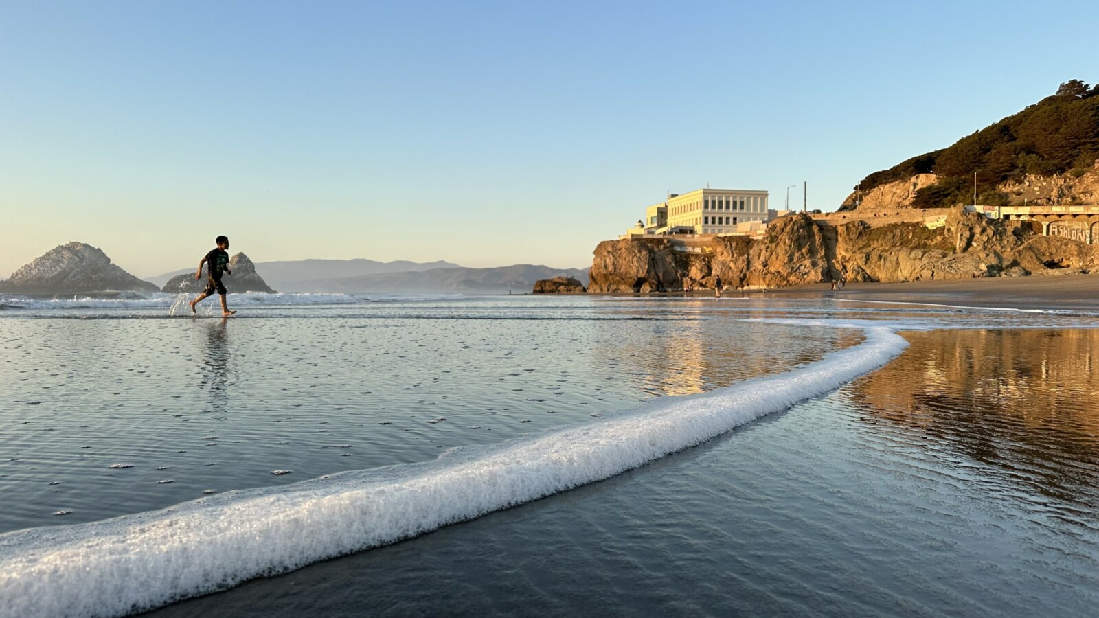 Incoming Tide at Ocean Beach San Francisco