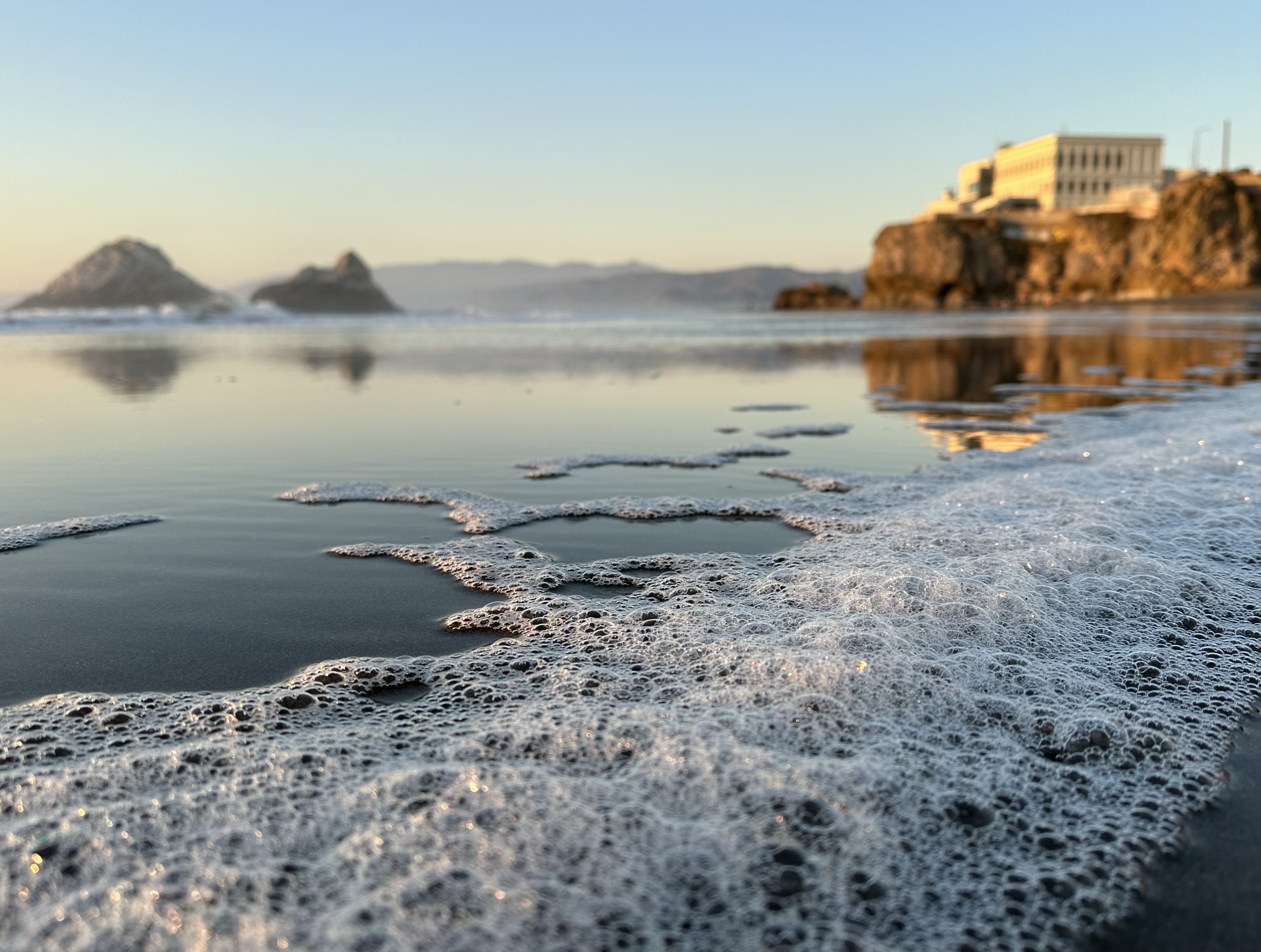 Ocean Foam at San Francisco Cliff House