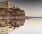 San Francisco Cliff House Reflected in Low Tide